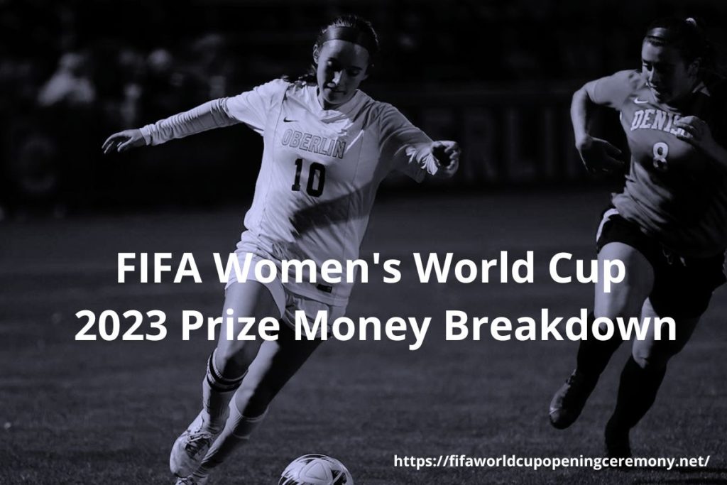 FIFA Women's World Cup 
2023 Prize Money Breakdown